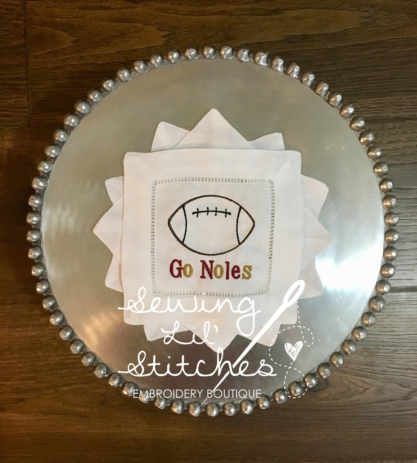 Go Noles Cocktail Napkins - set of 4