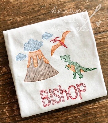 Dinosaur Scene Shirt
