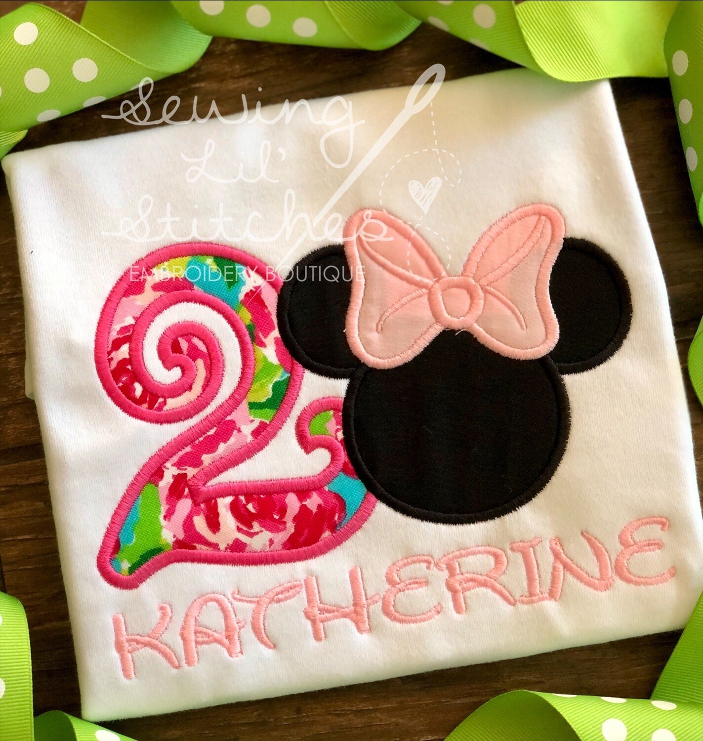 Minnie Mouse Birthday Shirt