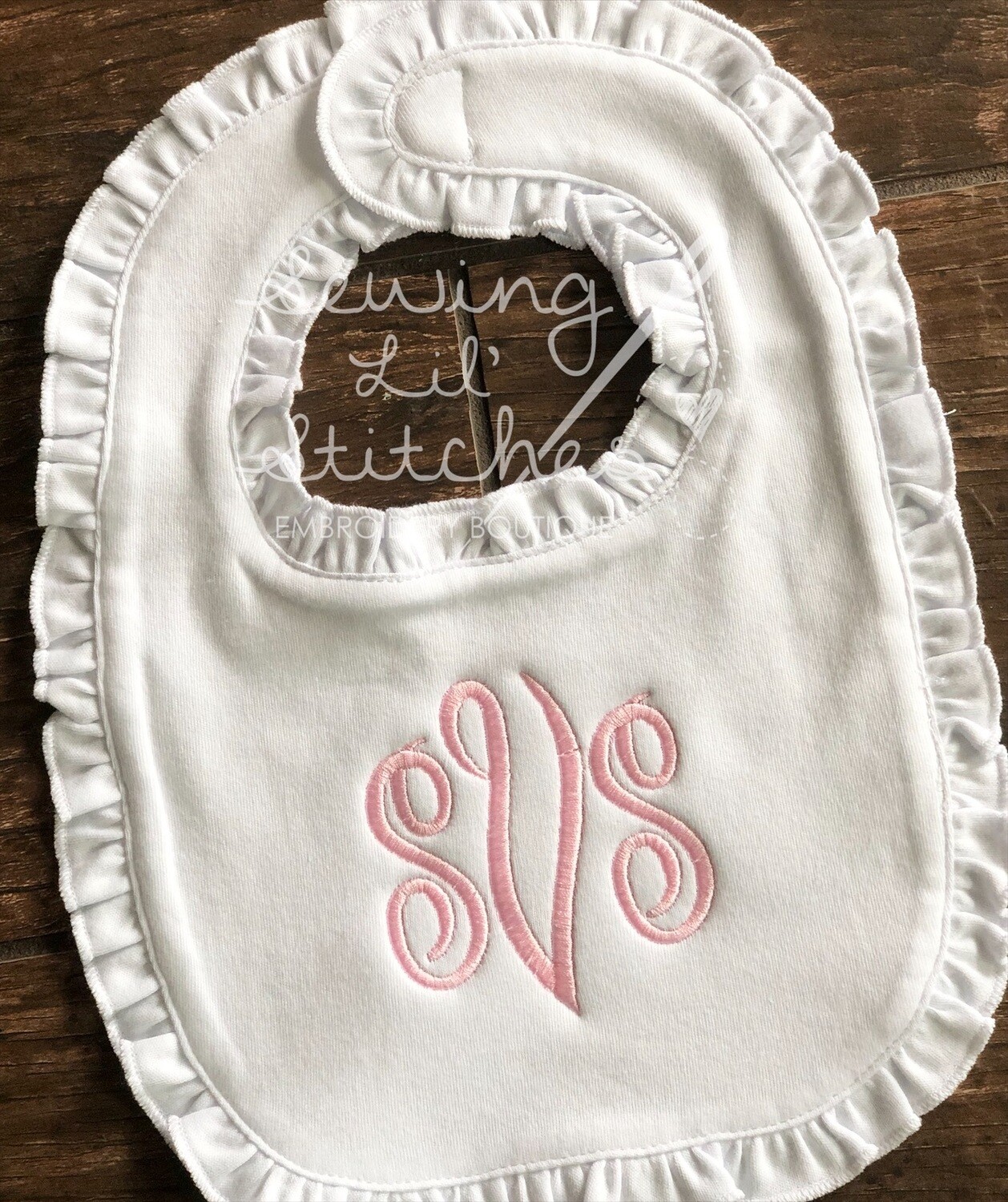 Monogrammed Bib