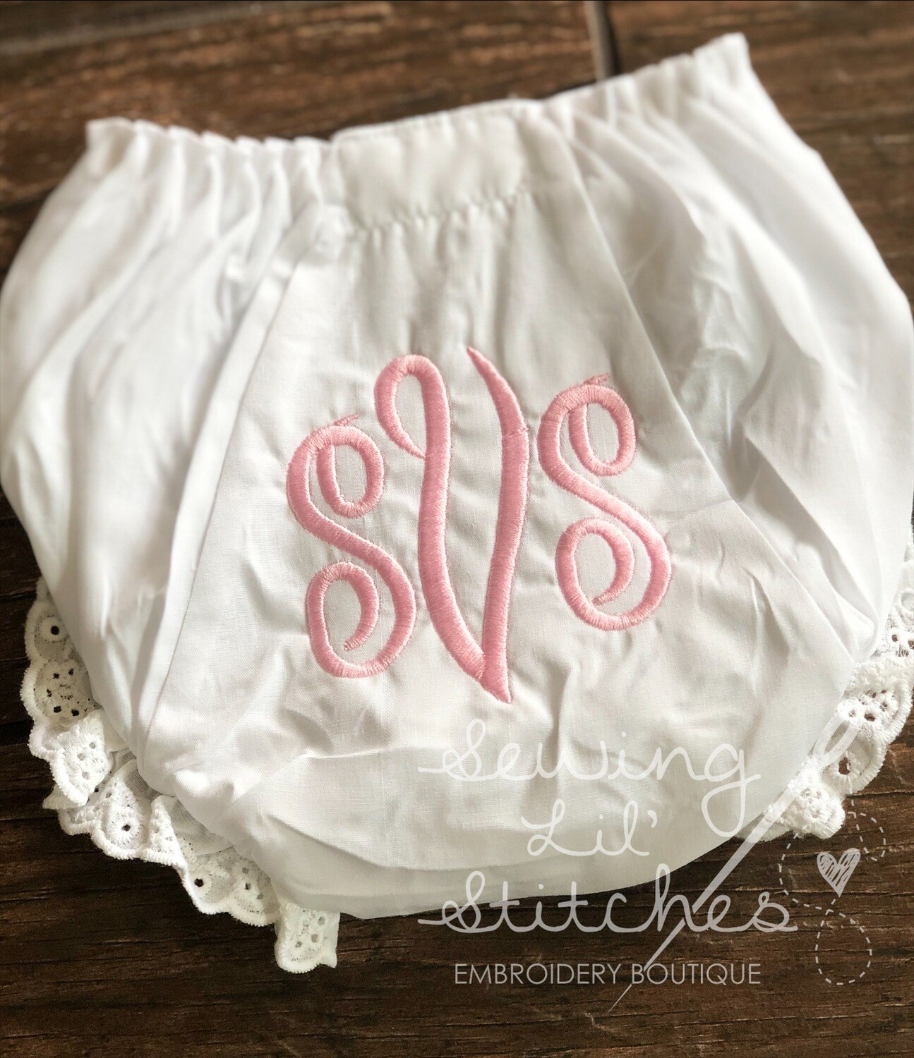 Monogrammed Bloomers