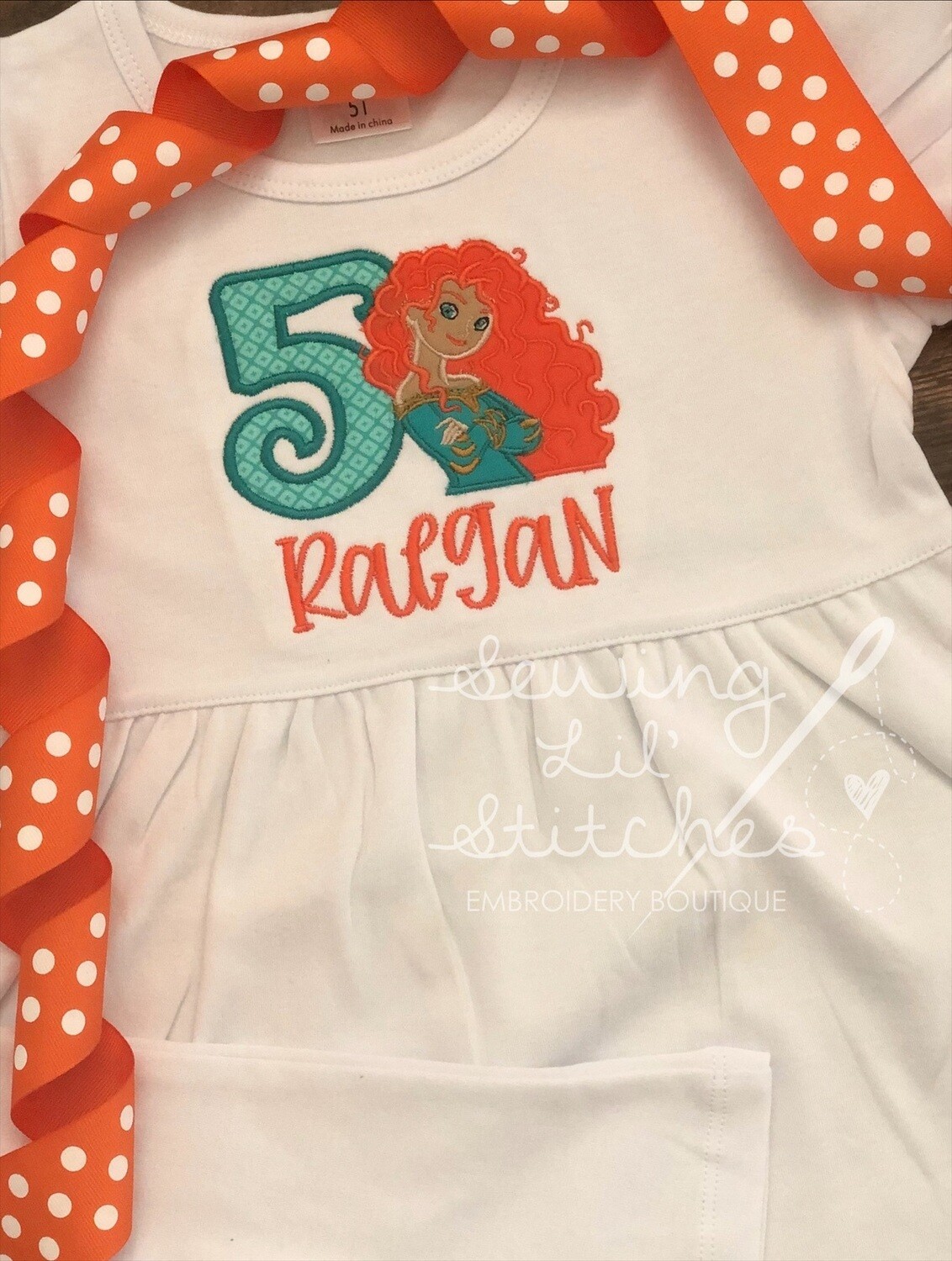 Merida Birthday Dress