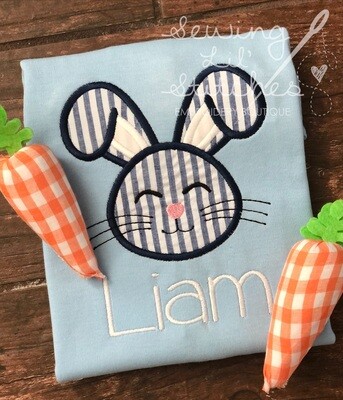 Seersucker Bunny Shirt