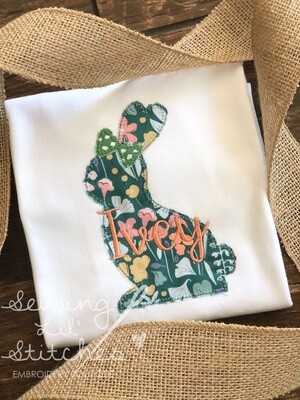 Girl Bunny Silhouette Shirt