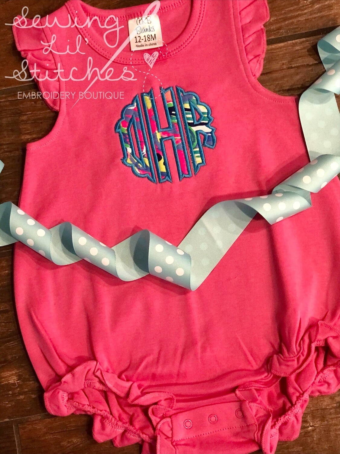 Lilly Pulitzer Monogrammed Bubble