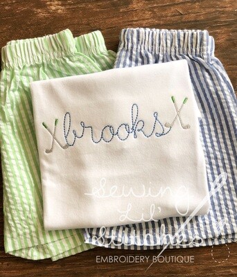 Name Golf Shirt