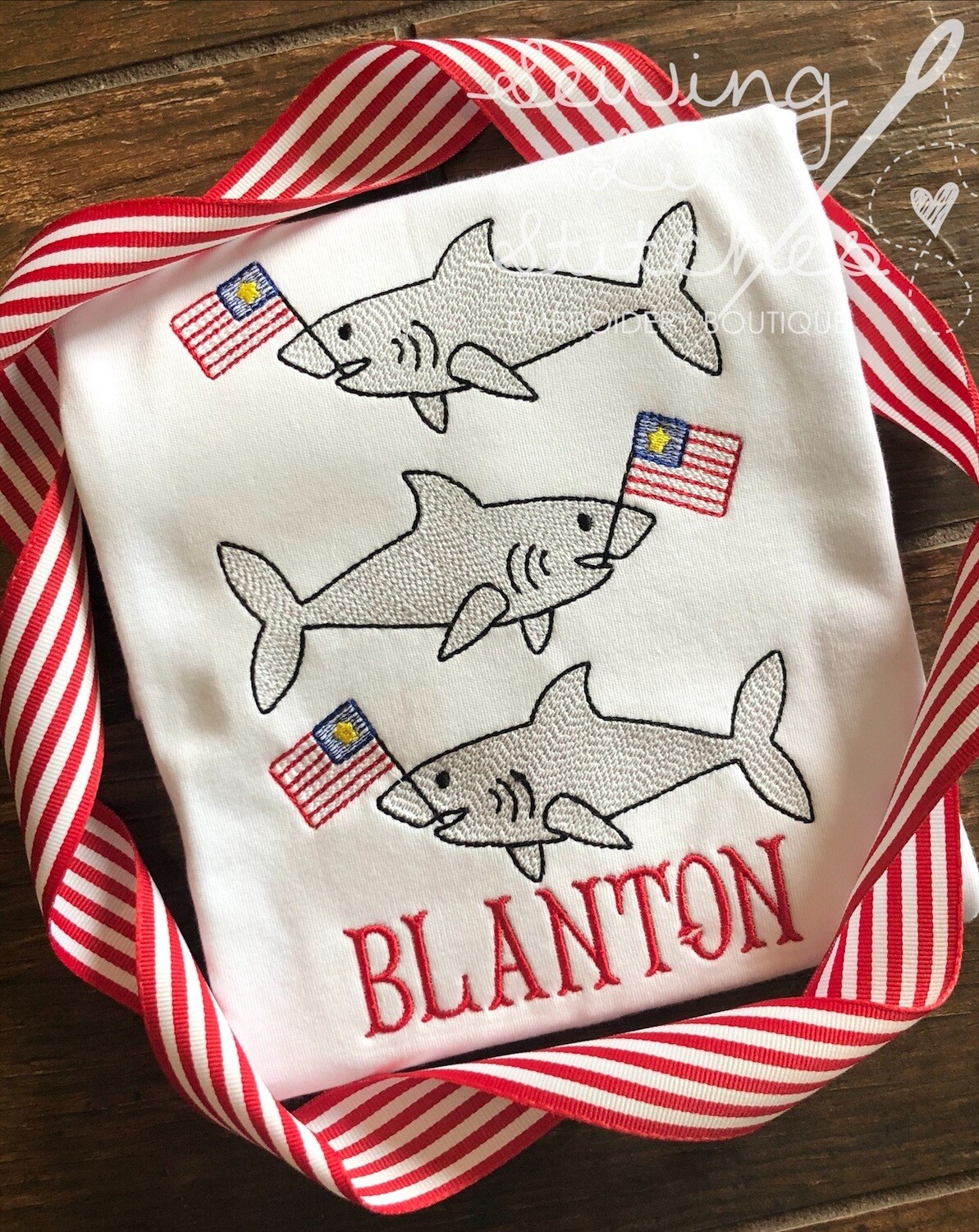 Patriotic Shark Shirt