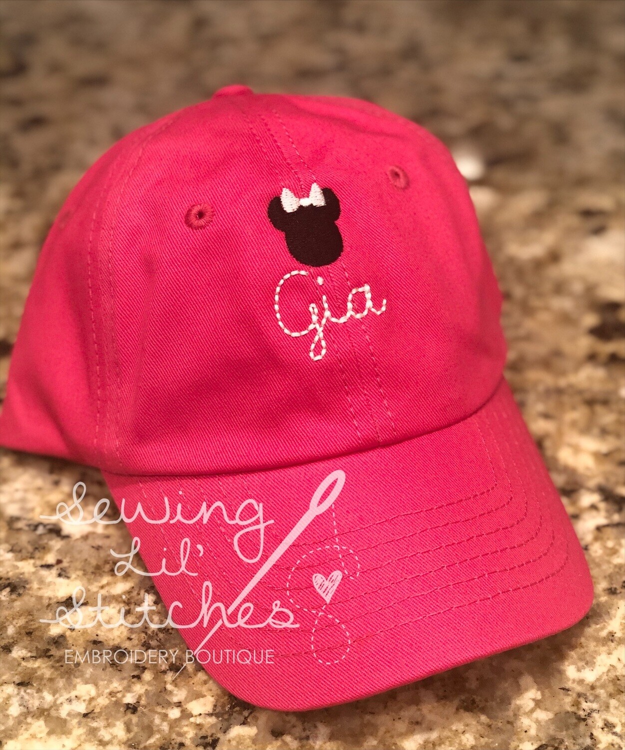 Kid’s Personalized Minnie Mouse Hat