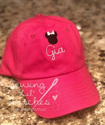Kid’s Personalized Minnie Mouse Hat