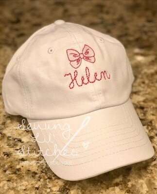Kid’s Personalized Bow Hat
