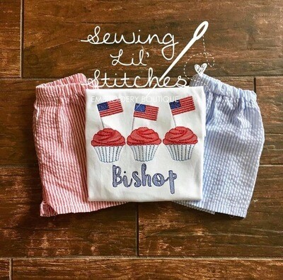 Patriotic Cupcake Shirt