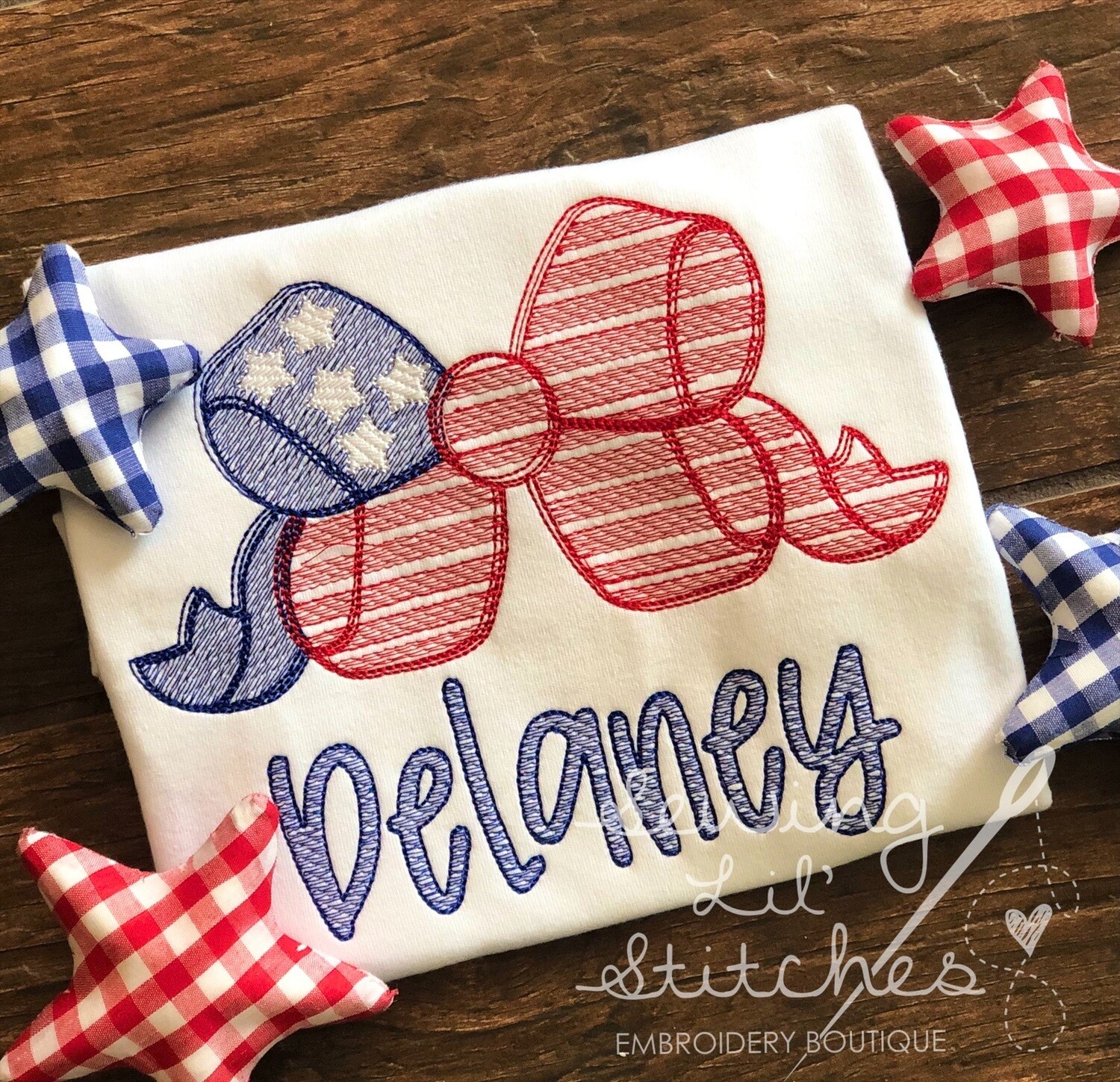Patriotic Bow Shirt