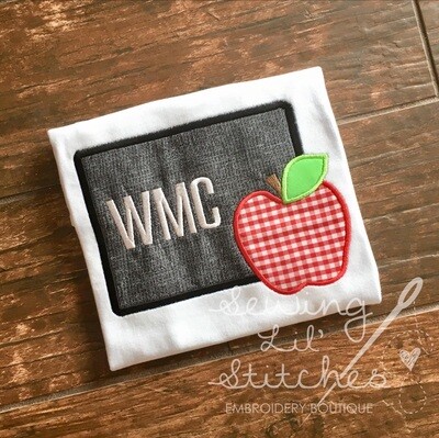 Monogrammed Chalkboard Shirt