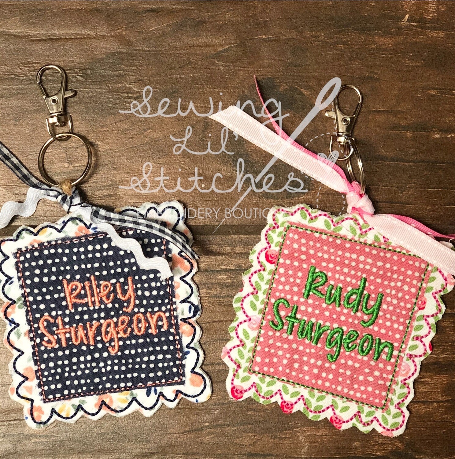 Scalloped Name Tags