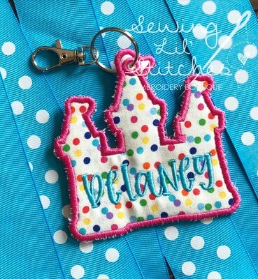 Castle Backpack Tag