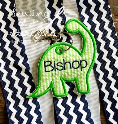 Dinosaur Backpack Tag