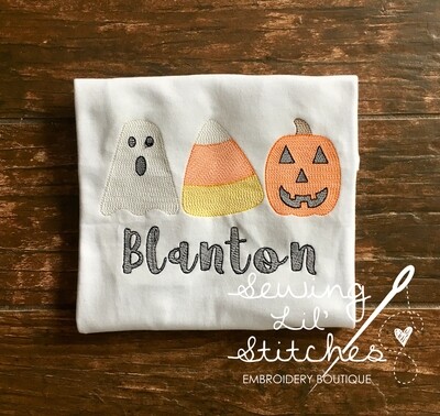Halloween Trio Sketch Shirt