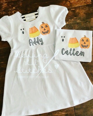 Halloween Trio Sketch Dress