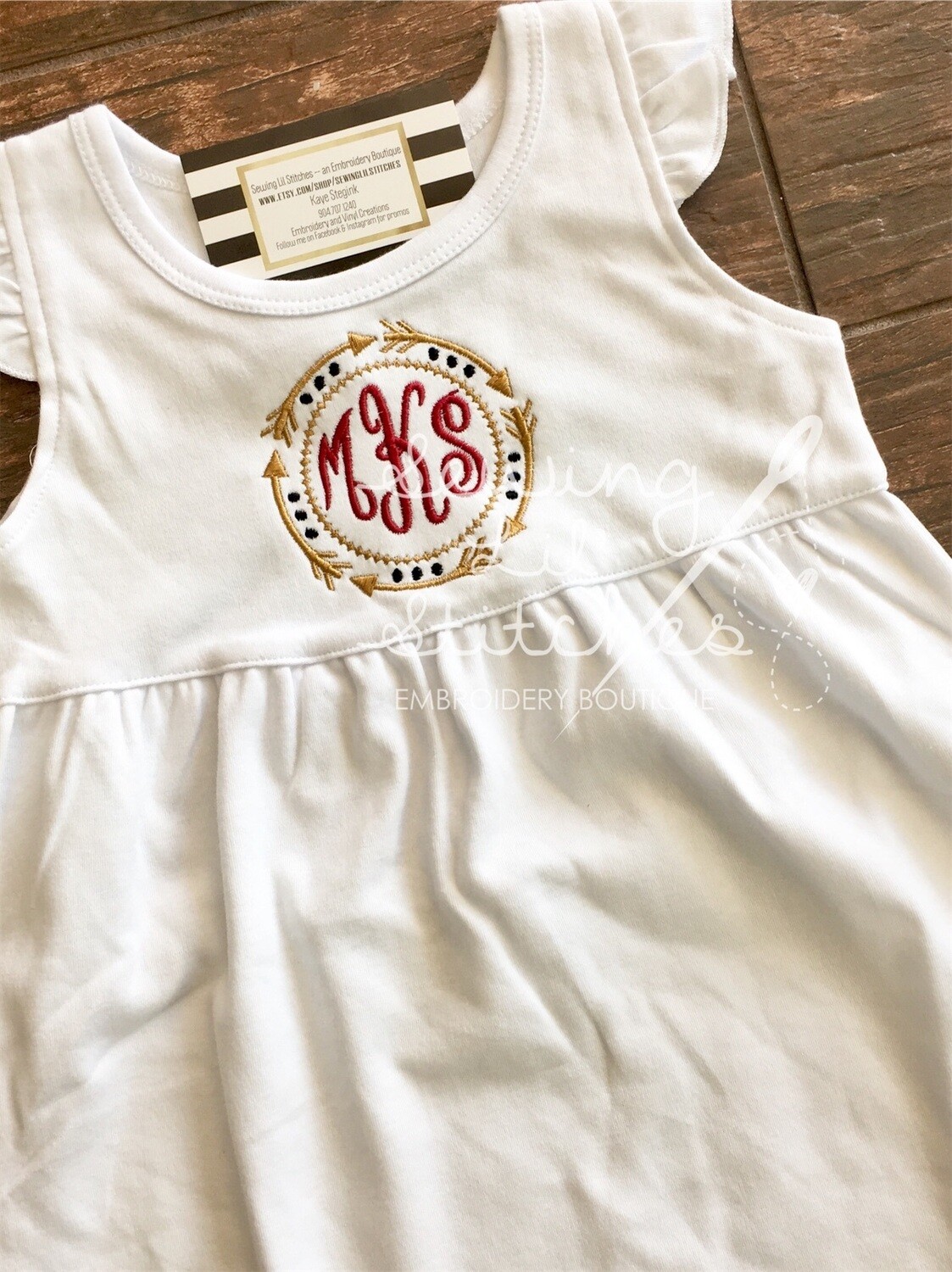 FSU Monogrammed Dress