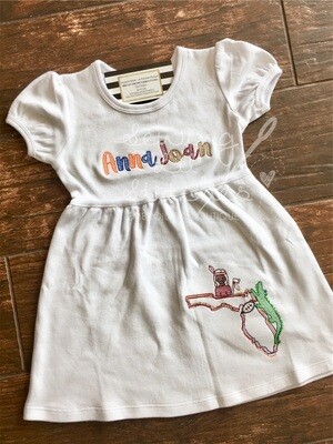 FSU/ UF House Divided Dress