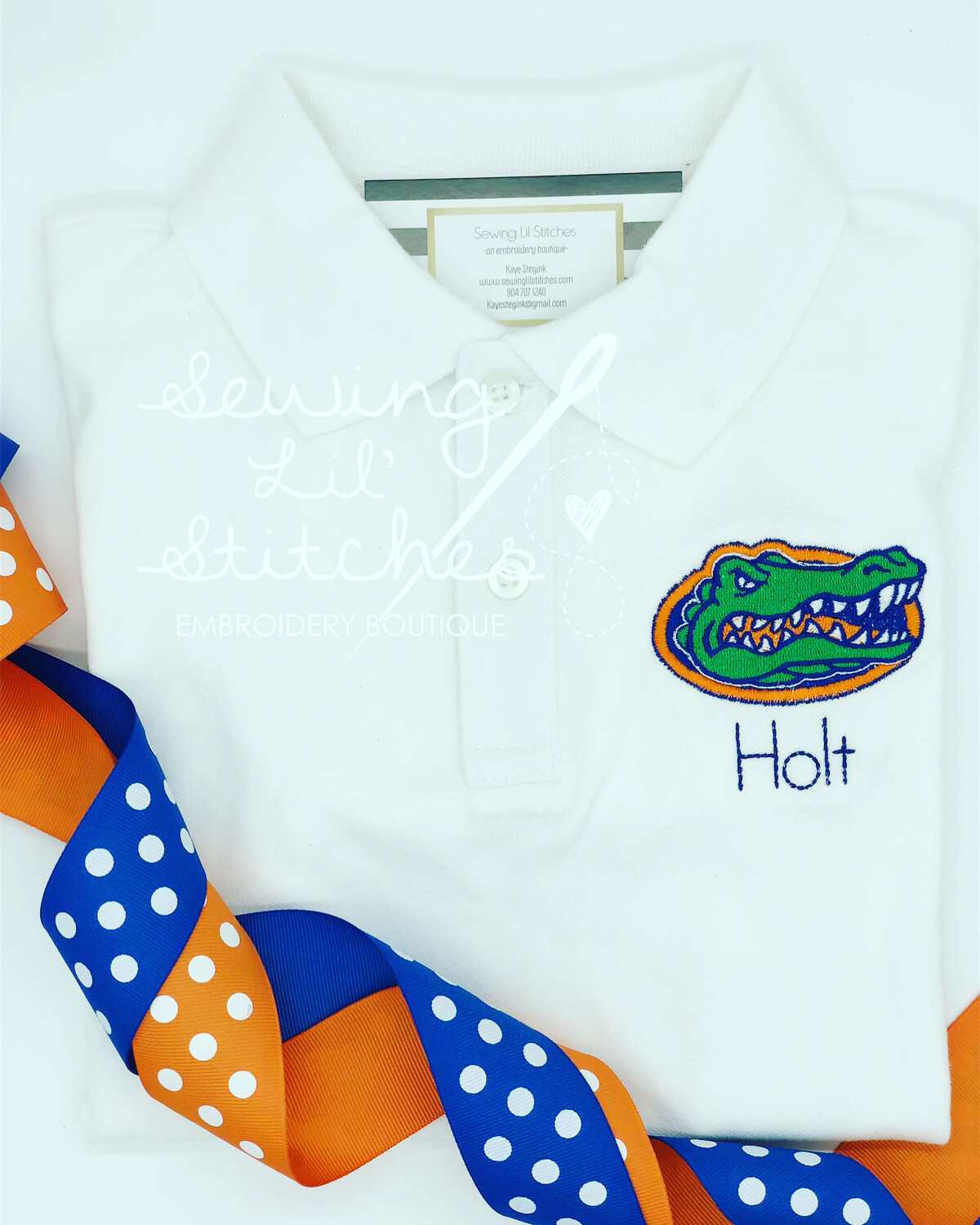 Personalized Gator Polo