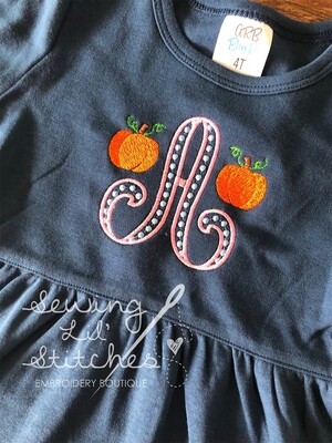 Initial Pumpkin Dress