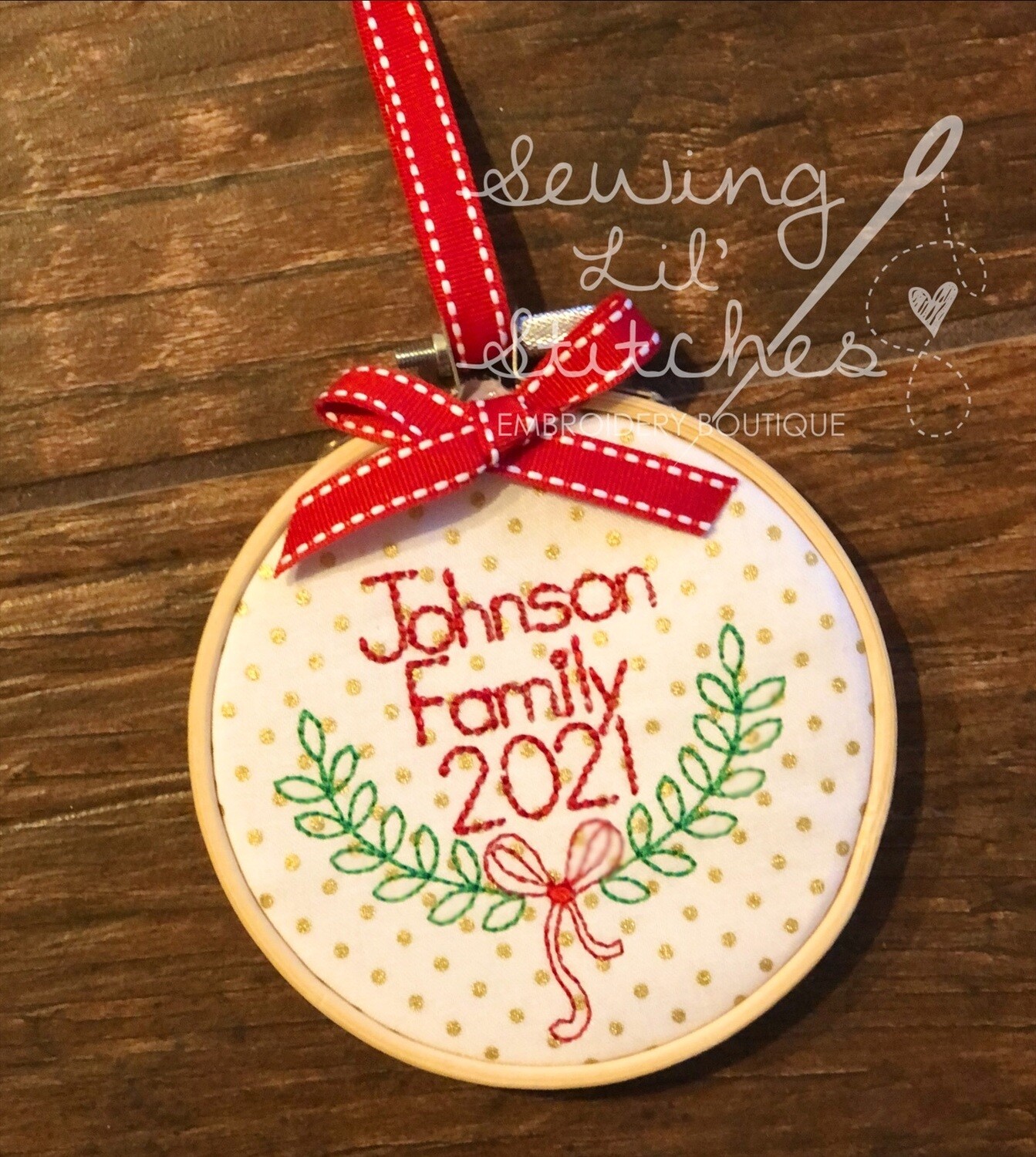 Family Wreath Ornament