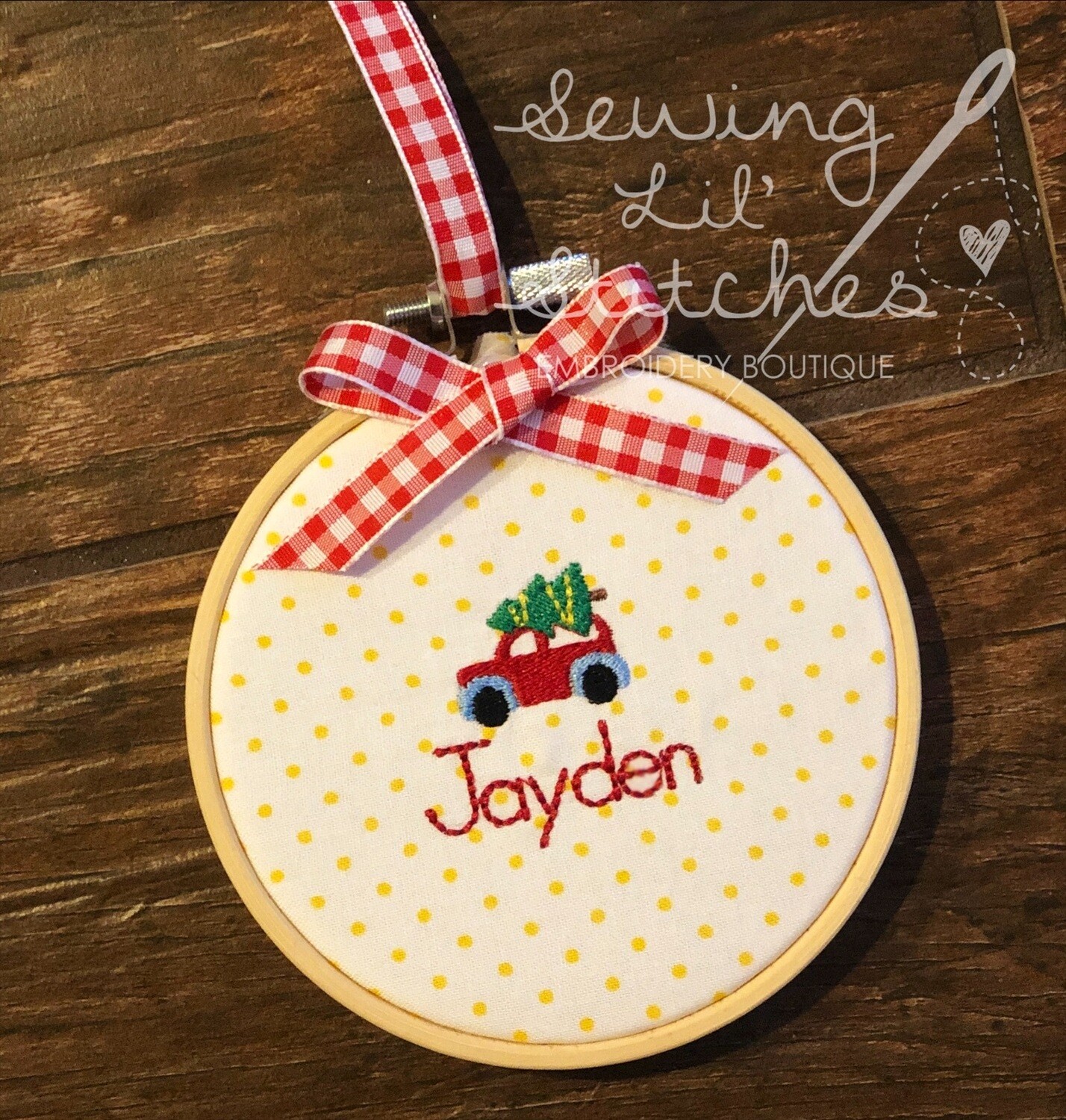 Christmas Tree Car Ornament