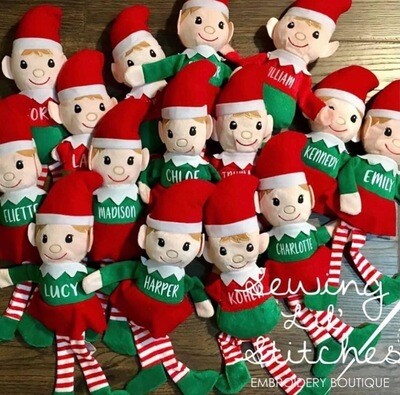 Personalized Plush Elves