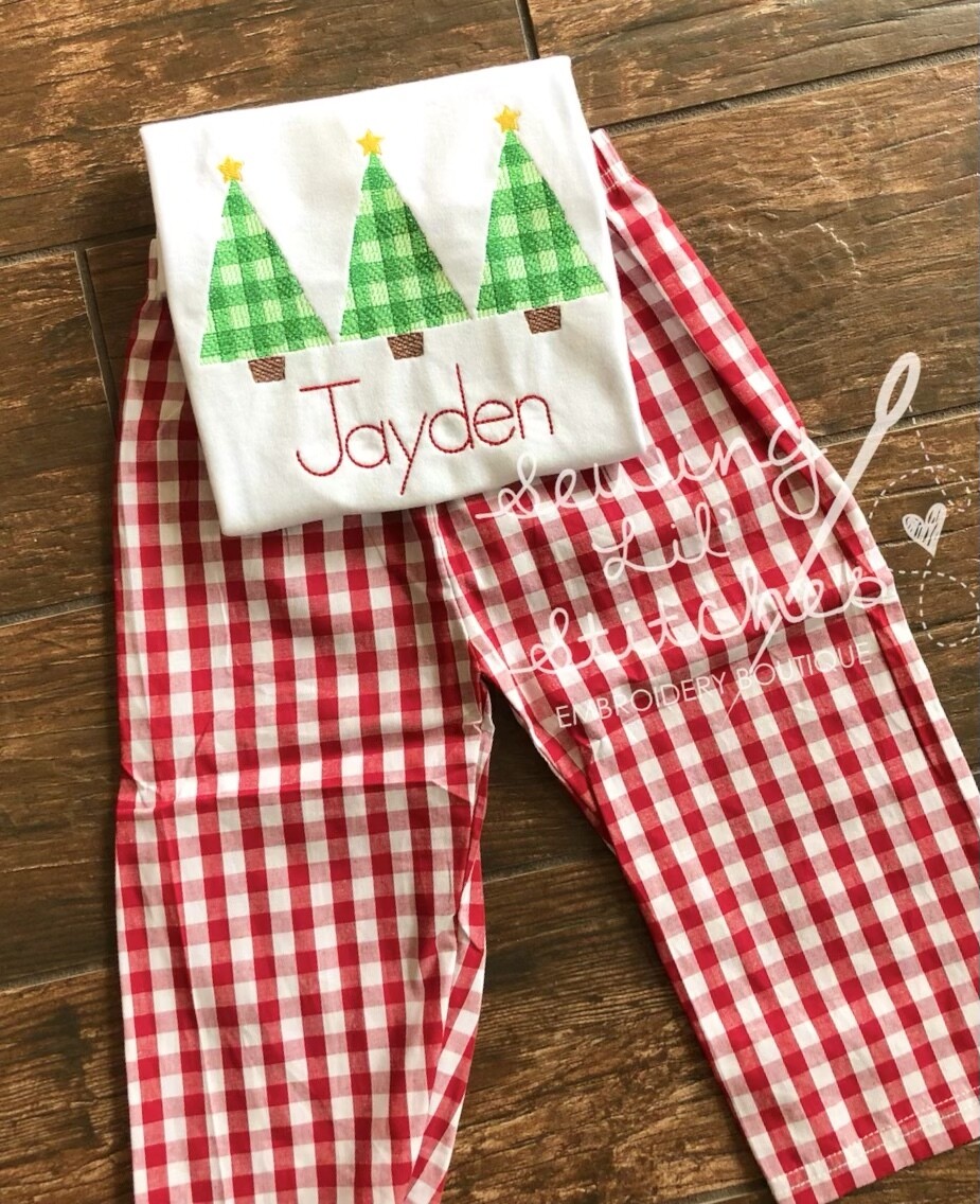 Plaid Christmas Trees
