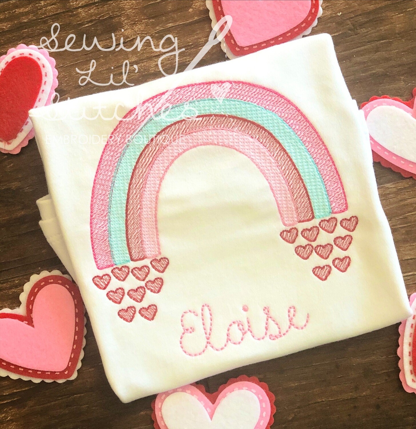 Valentine’s Rainbow Shirt
