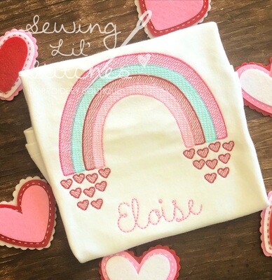 Valentine’s Rainbow Shirt