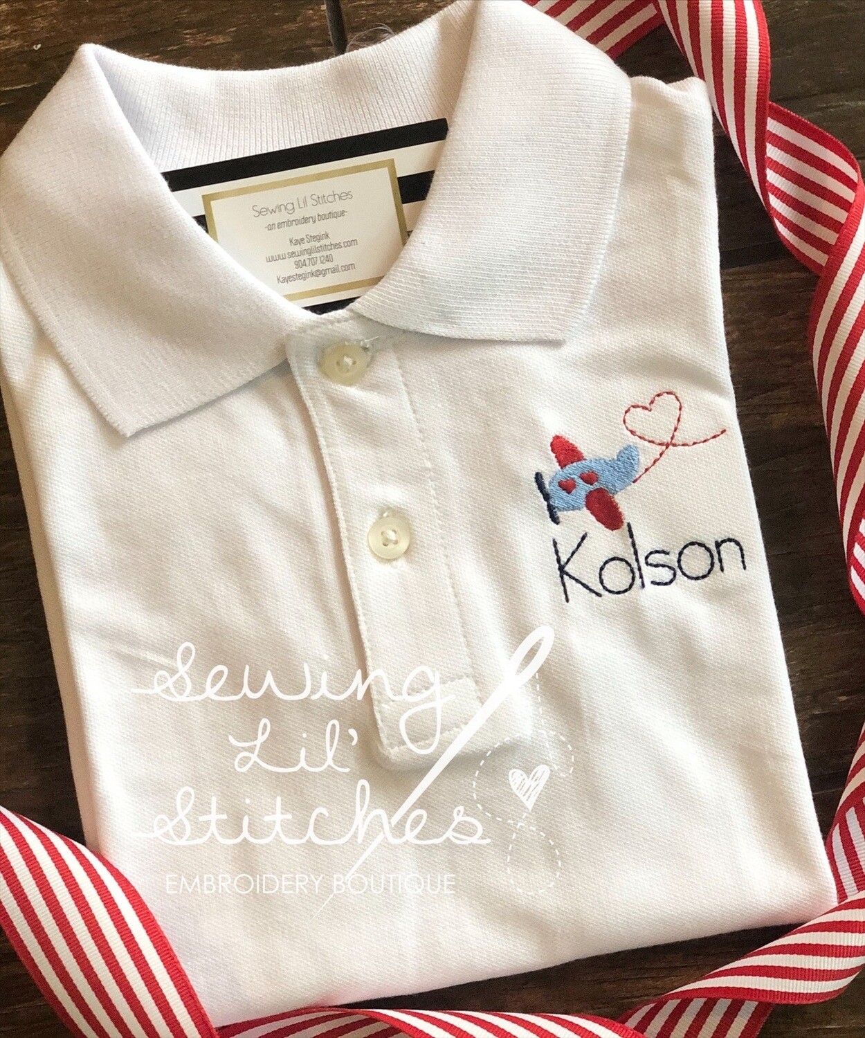 Heart Airplane Polo