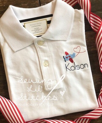 Heart Airplane Polo