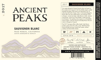 Ancient Peaks Winery, Sauvignon Blanc Paso Robles
