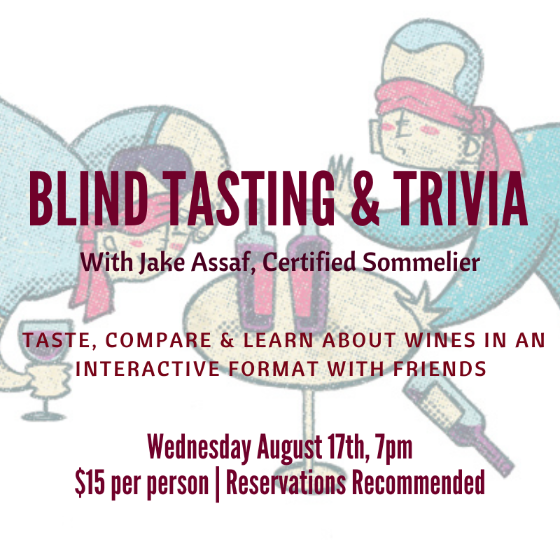Blind Tasting & Trivia - August 17, 2022