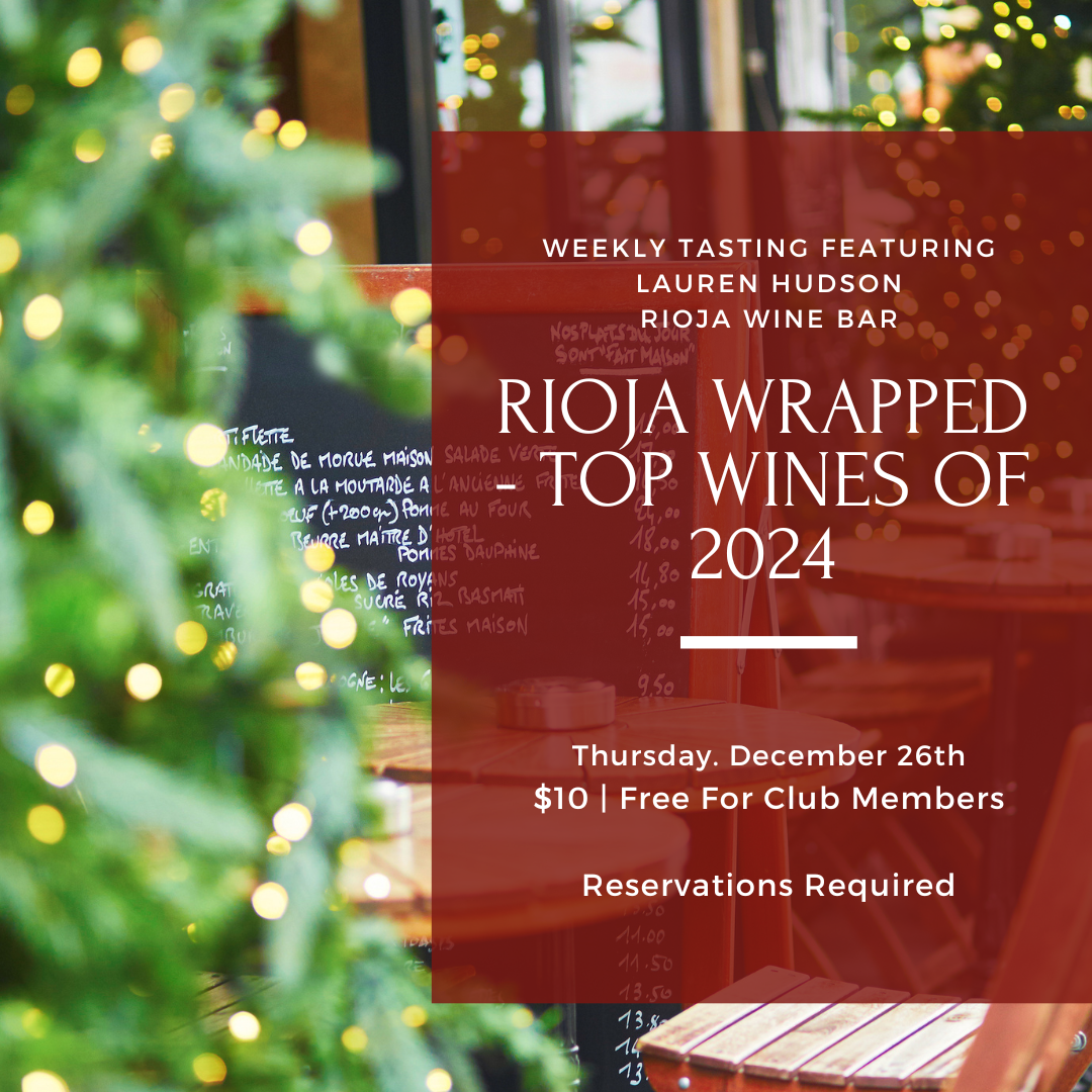 Thursday Tasting - December 26th, 2024