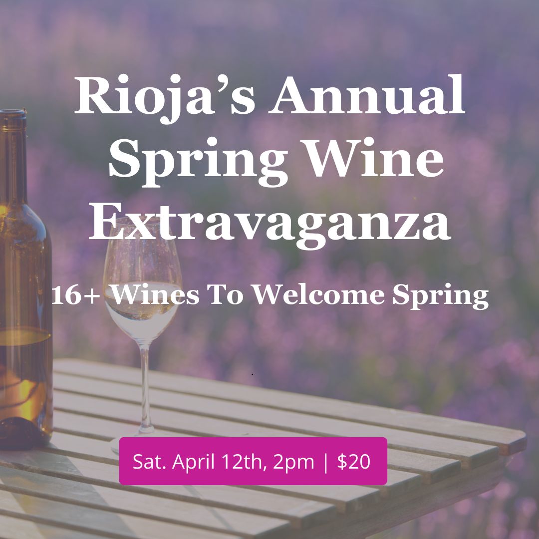 19th Spring Extravaganza Tasting - April 12th, 2pm