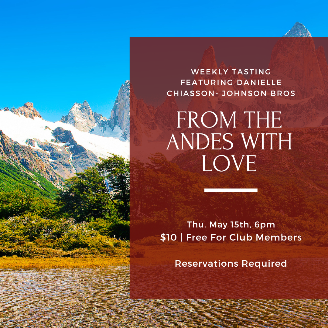 Thursday Tasting - May 15th