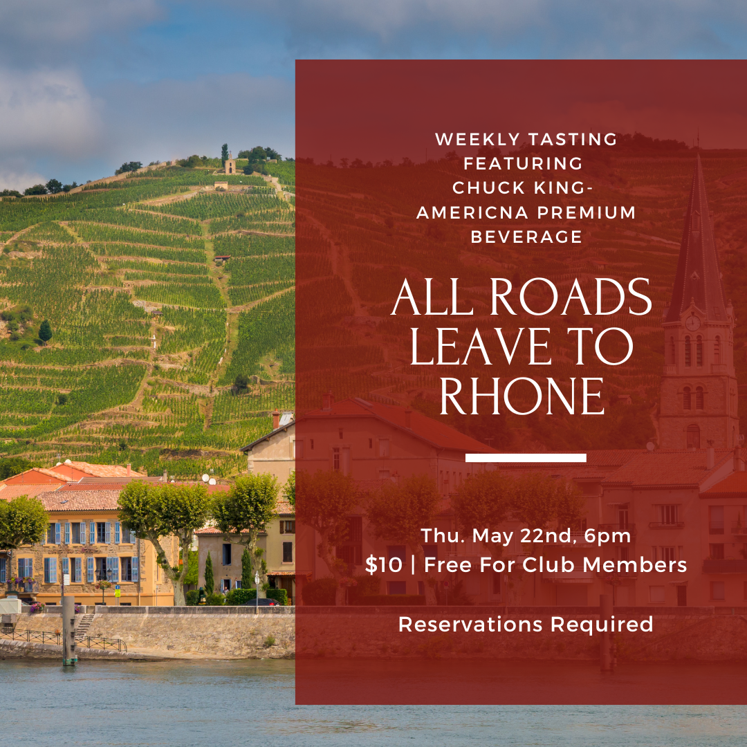 Thursday Tasting - May 22nd