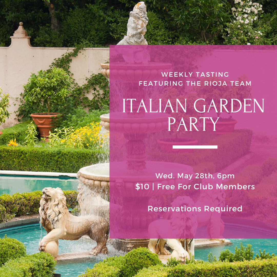 Wednesday Tasting - May 28th