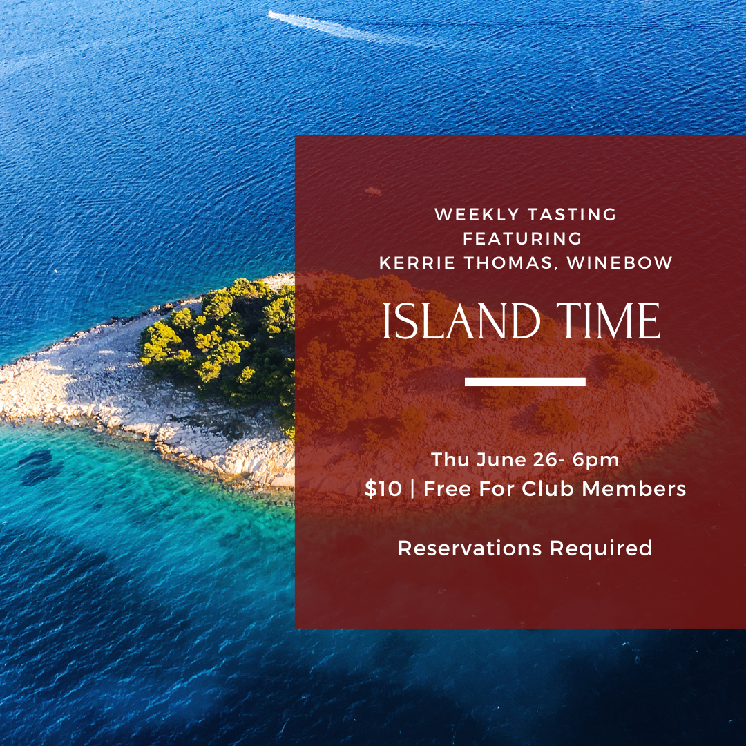 Thursday Tasting - June 26th, 6pm