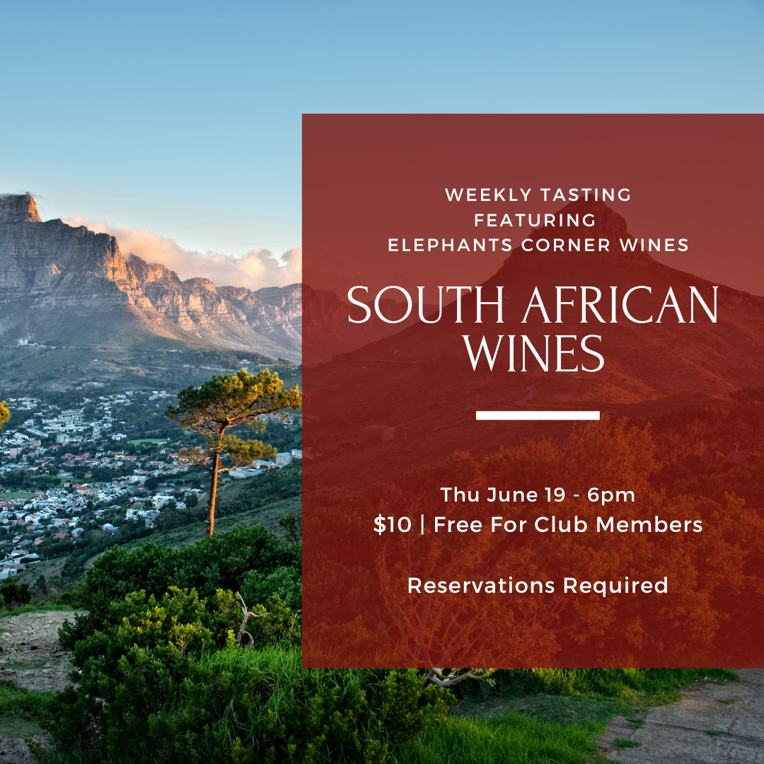 Thursday Tasting - June 18th