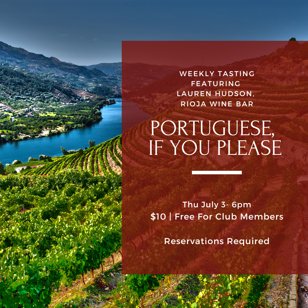 Thursday Tasting - July 3rd, 6pm