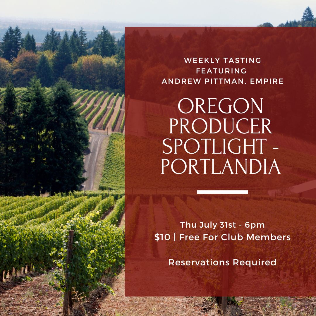 Thursday Tasting - July 31st, 6pm
