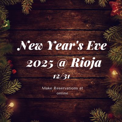NYE 2025 @ Rioja