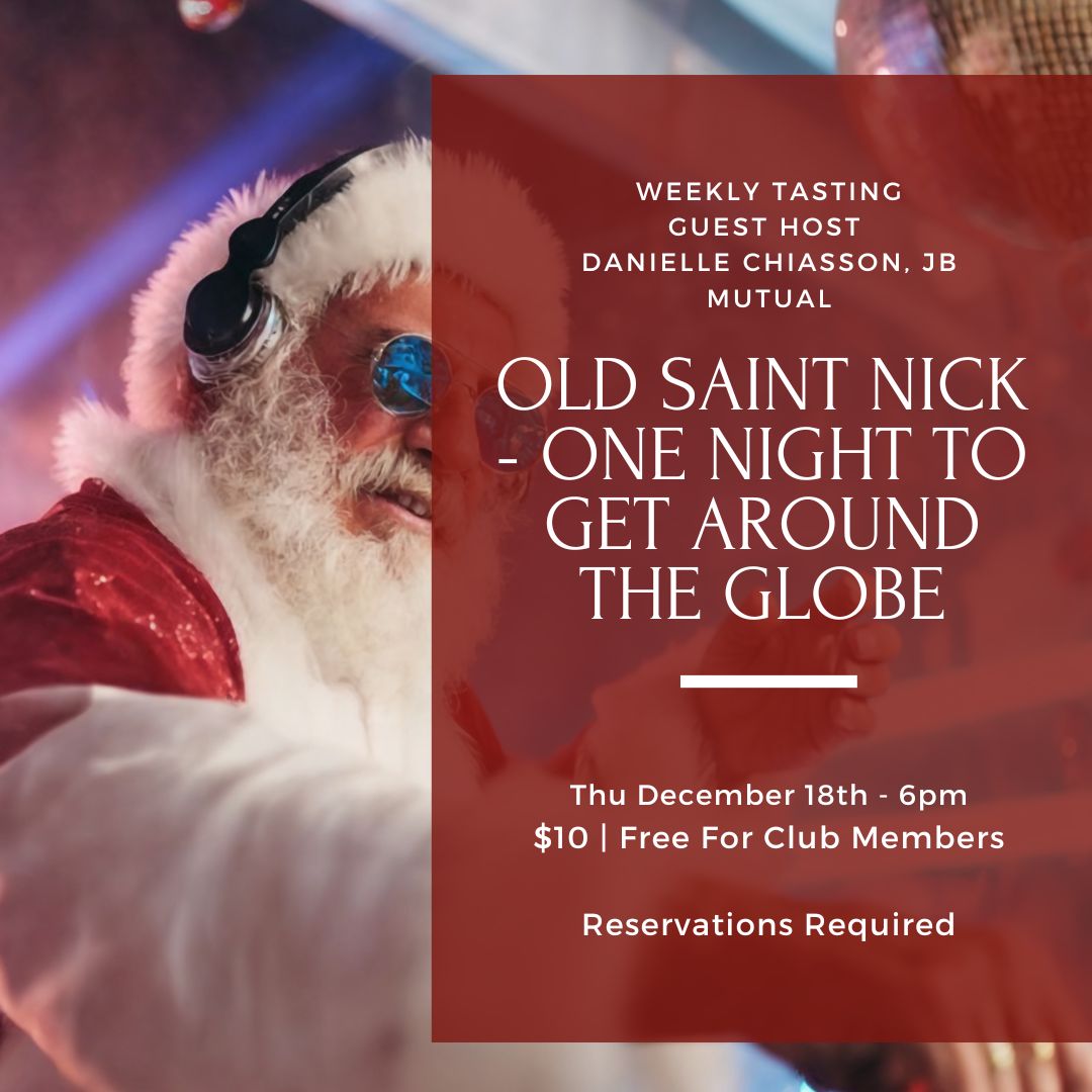 Thursday Tasting - December 18th, 6pm