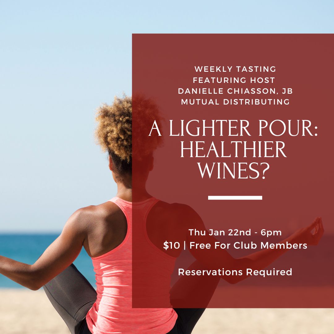 Thursday Tasting - January 22nd, 6pm