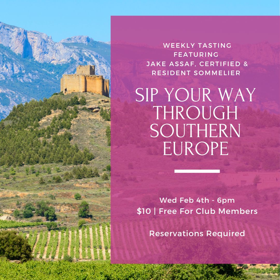 Wednesday Tasting - February 4th, 6pm