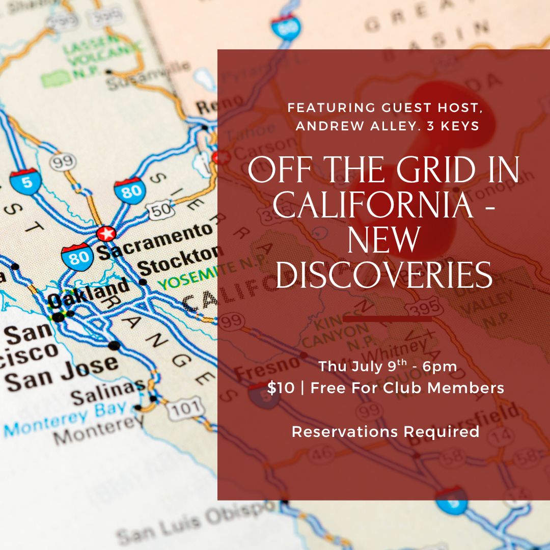 Thursday Tasting, July 9th, 6 PM